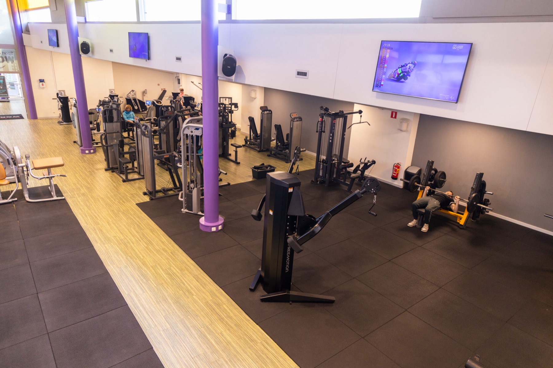 De fitnesszaal van Workout Leersum